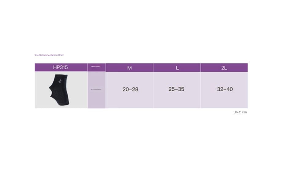 Super Conductive Ankle Supporter 1 Pair (Black) Medium - Large