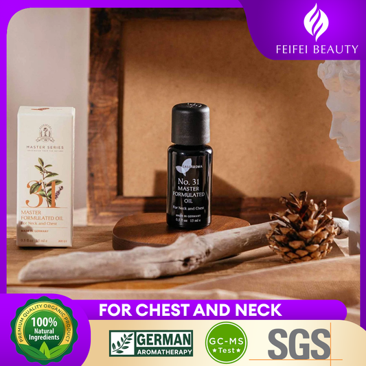 Easearoma Master Series No. 31 Healthcare For Neck and Chest Formulated Oil Premium Essential Oil German Aromatherapy