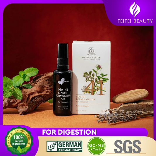 Easearoma Master Series No. 41 For Stomach Digestion Formulated Oil Premium Essential Oil German Aromatherapy Healthcare Treatment
