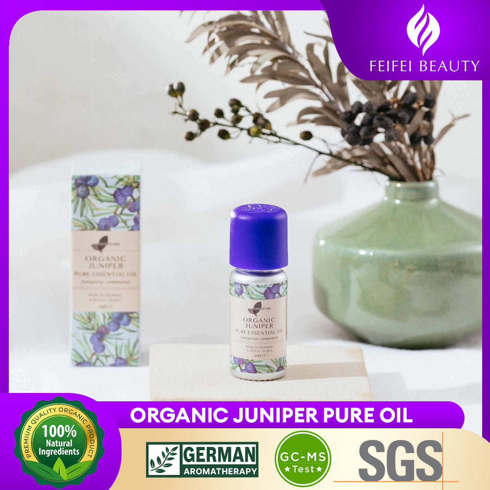Easearoma Organic Juniper Pure Essential Oil Formulated Oil German Aromatherapy