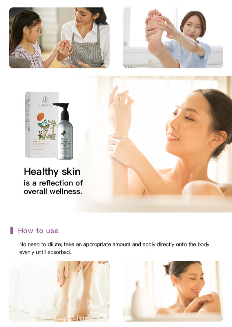 Easearoma Master Series No. 71 For Healthy Skin Care Formulated Oil Premium Essential Oil German Aromatherapy