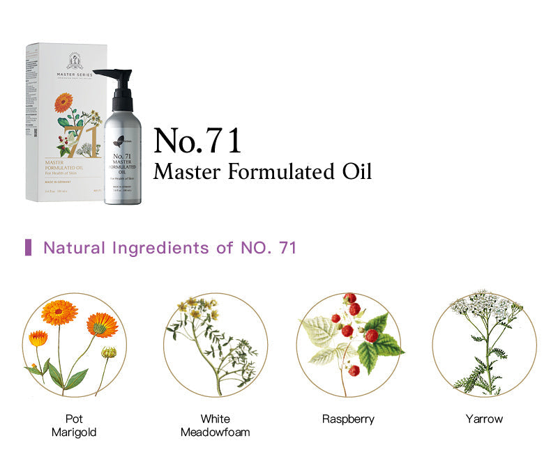 Easearoma Master Series No. 71 For Healthy Skin Care Formulated Oil Premium Essential Oil German Aromatherapy