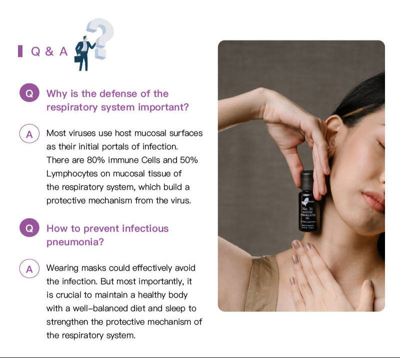 Easearoma Master Series No. 31 Healthcare For Neck and Chest Formulated Oil Premium Essential Oil German Aromatherapy