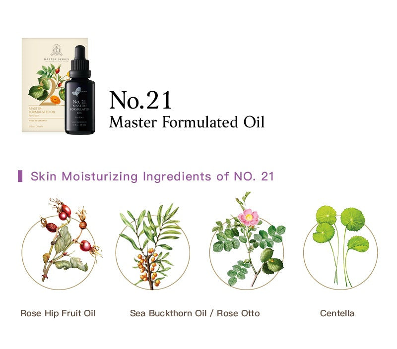 Easearoma Master Series No. 21 For Face Formulated Oil Premium Essential Oil German Aromatherapy Skin Repair